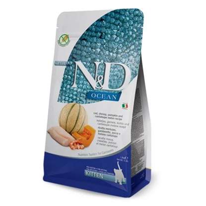 Picture of N&D Kitten Dry Food – Cod & Shrimp 300g